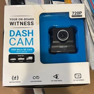 Black Dash Cam with 720P Resolution